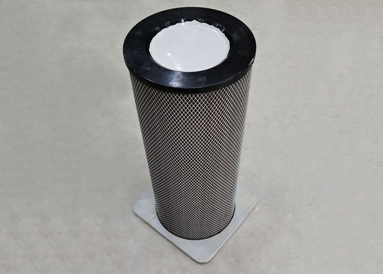पॉलिएस्टर Pleated औद्योगिक एयर फिल्टर कारतूस